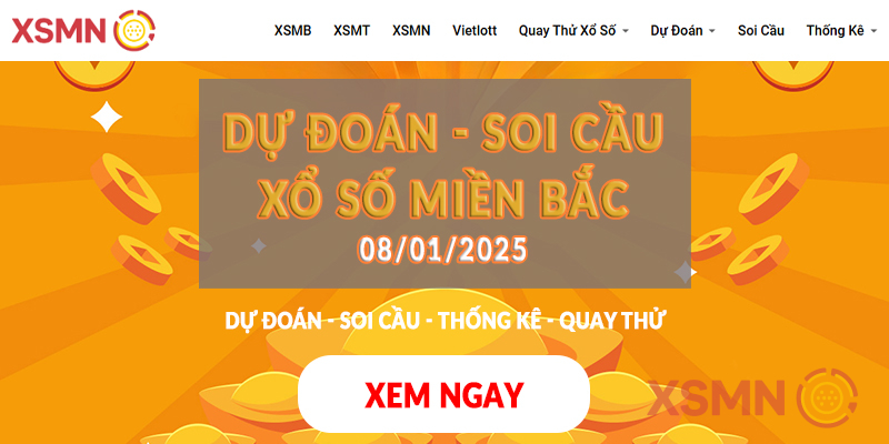 Dự đoán XSMB 08/01/2025 - Soi Cầu Xổ Số Miền Bắc 08/01