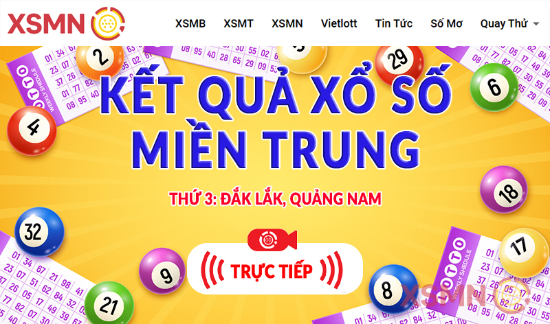 Kết Quả Xổ Số Miền Trung Thứ 3