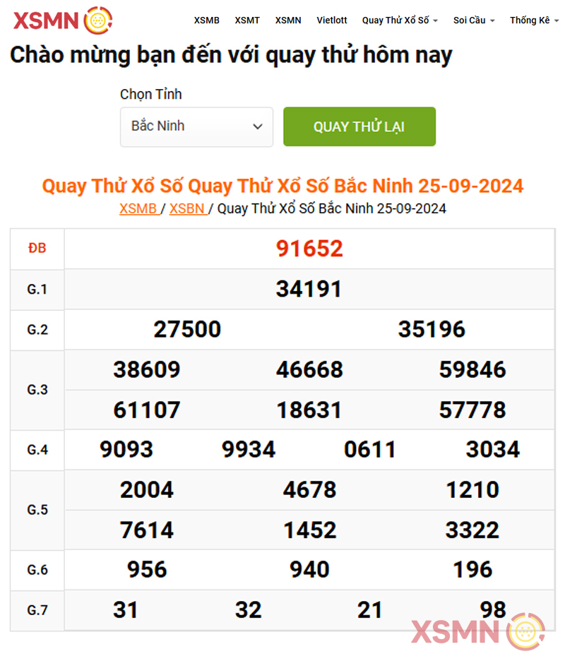 Soi cầu XSMB 25/09/2024