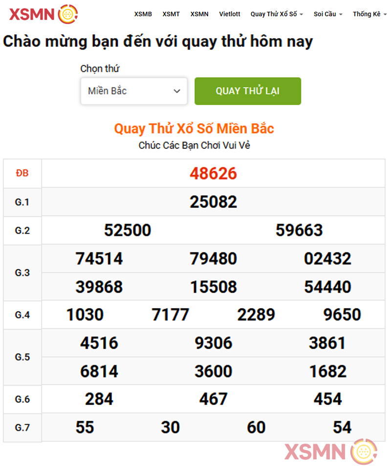 Quay thử Xổ Số miền Bắc ngày 28-09-2024 tại Website XSMN