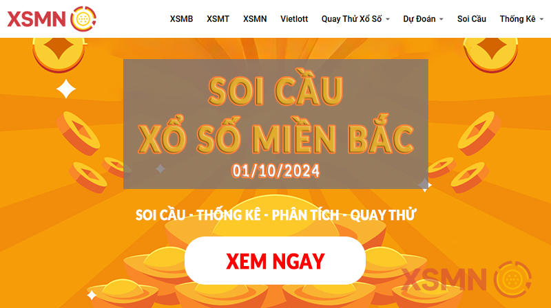 Soi cầu XSMB 01/10/2024 - Dự đoán Xổ Số Miền Bắc 01/10