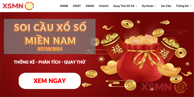 Soi cầu XSMN 07/10/2024 - Dự đoán Xổ Số Miền Nam 07/10