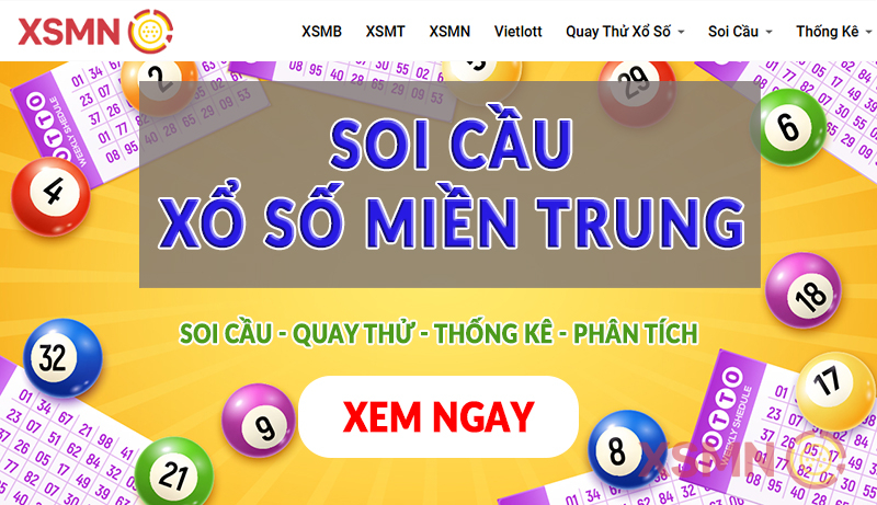 Soi cầu XSMT - Dự đoán Xổ Số Miền Trung Hôm Nay